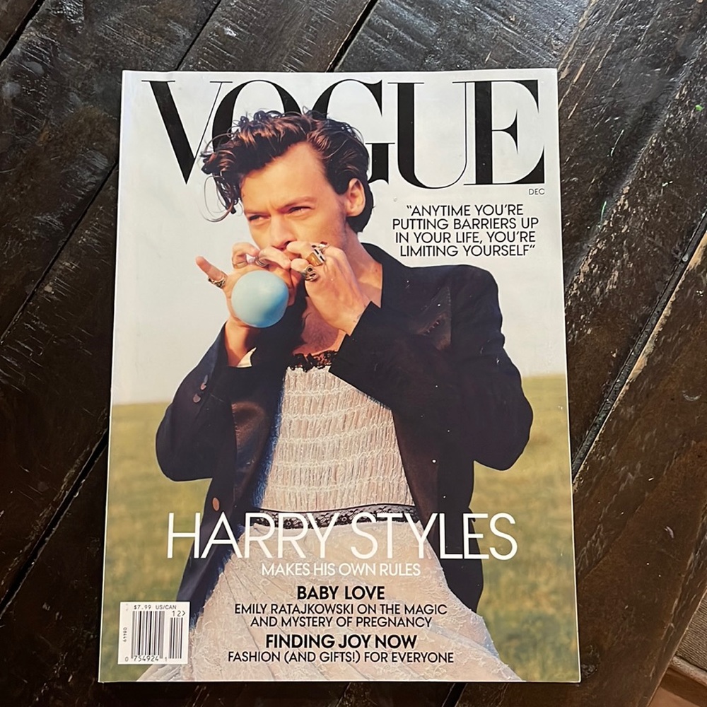 Vogue Magazine- Dec2020 issue- Harry Styles 💕💕💕💕